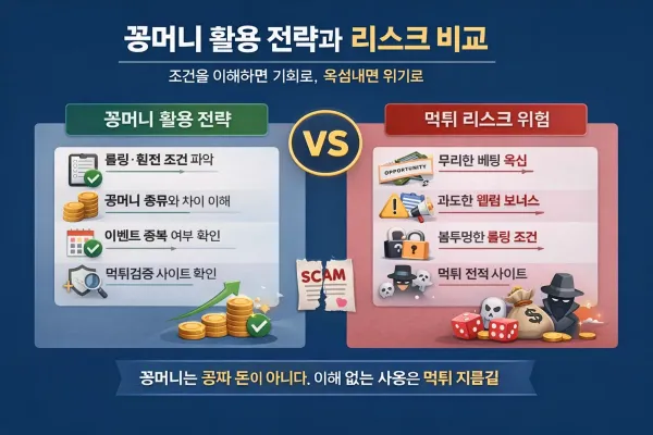 꽁머니 활용 전략과 리스크 비교