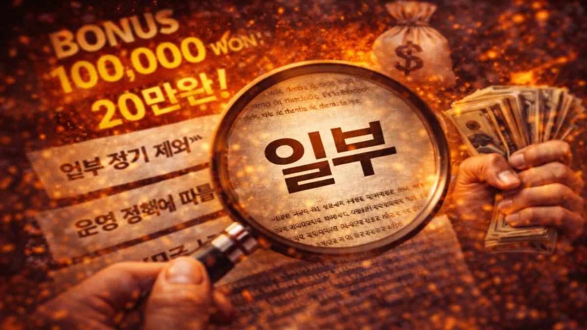 이벤트 문구에서 숫자보다 중요한 한 단어 - 안전한 꽁머니사이트 정보 0