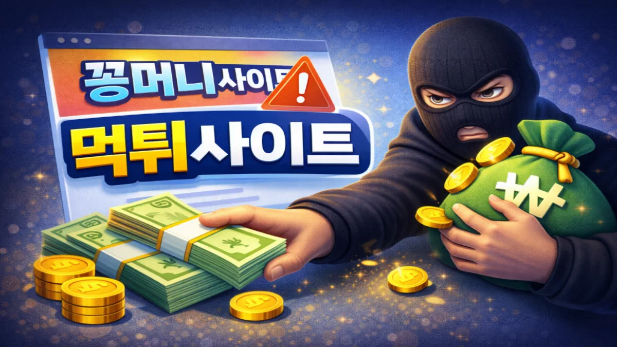 꽁머니사이트를 가장한 먹튀사이트 구별법 - 안전한 꽁머니사이트 정보 0