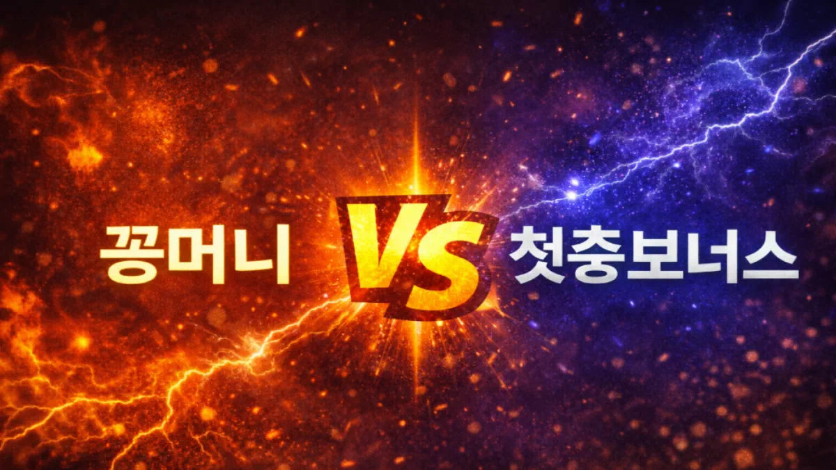 꽁머니와 첫충 보너스 무엇이 더 유리할까? - 안전한 꽁머니사이트 정보 0