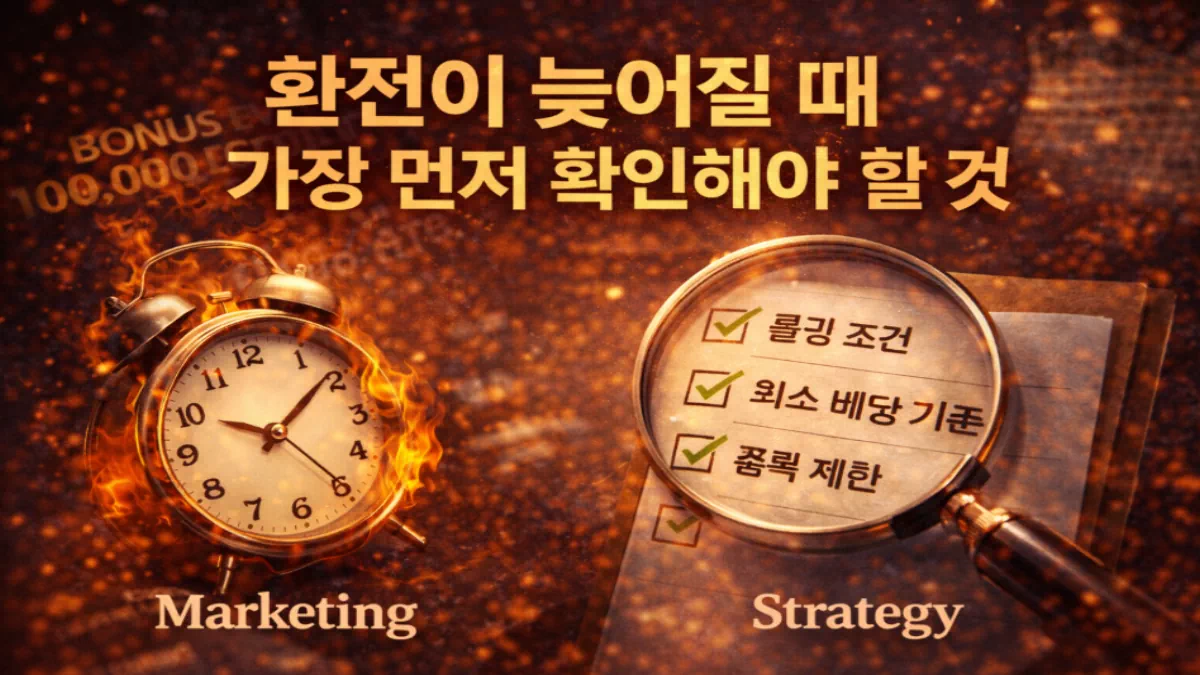 환전이 늦어질 때 가장 먼저 확인해야 할 것 - 안전한 꽁머니사이트 정보 0