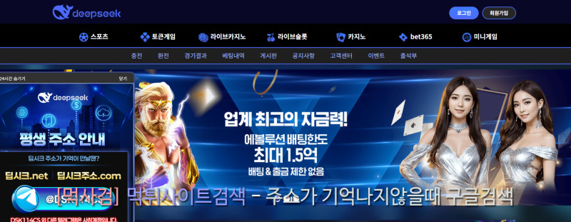 딥시크 먹튀신고 증거 자료 - 사설토토 및 토토사이트 먹튀검증 피해 사례