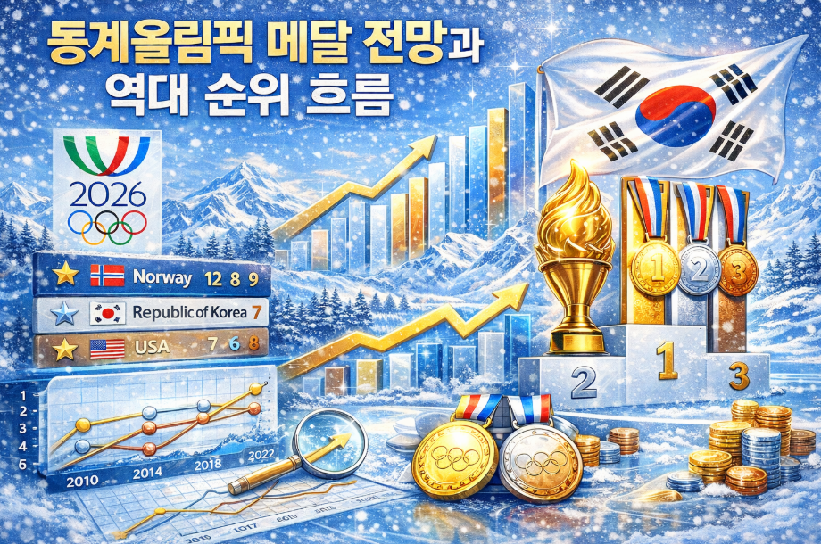 동계올림픽 종목별 메달 전망과 역대 순위 흐름 - 실전 배팅 가이드 및 분석 자료 0