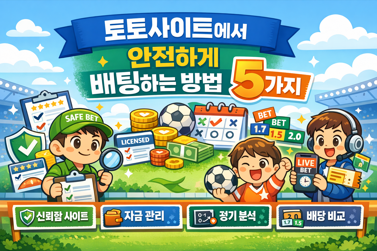 토토사이트에서 안전하게 배팅하는 방법 5가지 - 실전 배팅 가이드 및 분석 자료 0