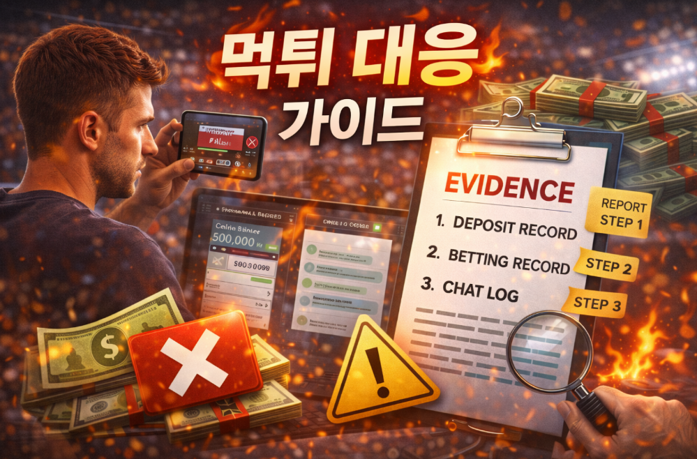 먹튀 피해 발생 시 반드시 지켜야 할 대응 순서 가이드 - 실전 배팅 가이드 및 분석 자료 0