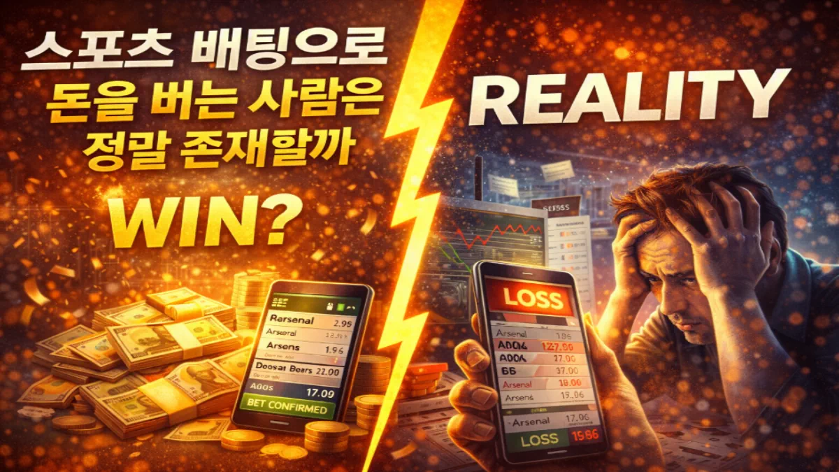 스포츠 배팅으로 돈을 버는 사람은 정말 존재할까? - 실전 배팅 가이드 및 분석 자료 0