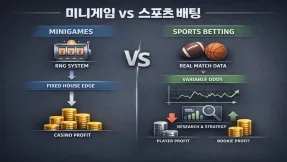 미니게임 vs 스포츠 배팅, 어느 쪽이 더 유리할까?