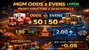 MGM홀짝 로투스 계열 게임의 수익 구조 50대50의 함정