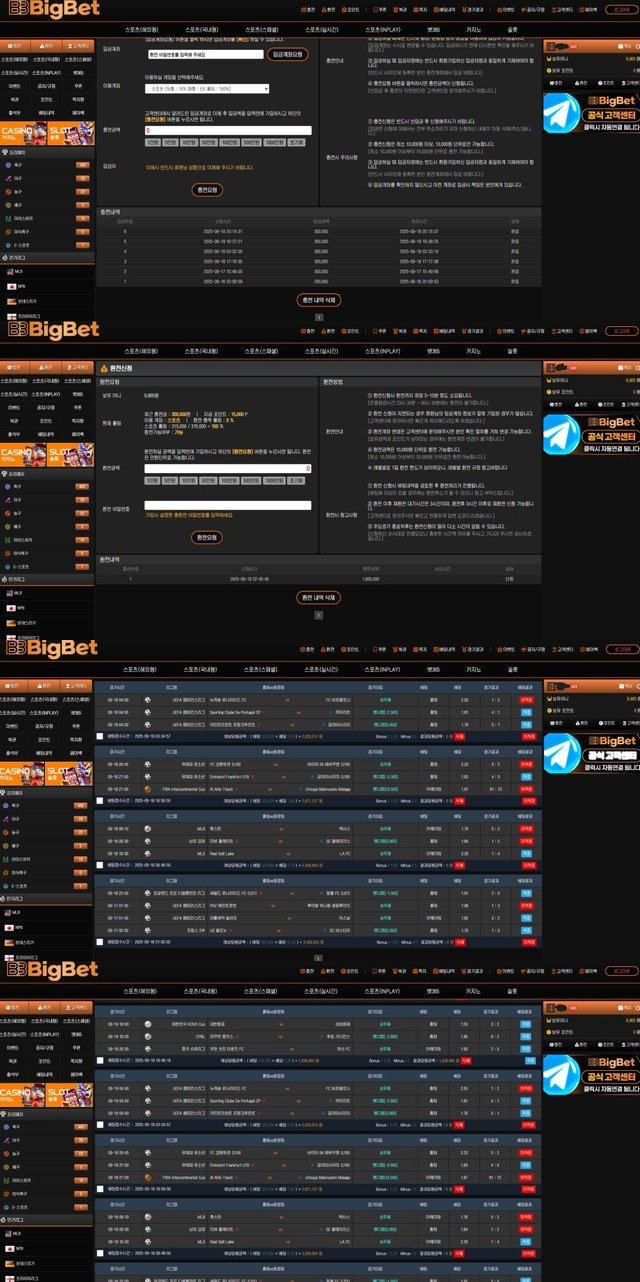 빅벳(bigbet-001.com) 먹튀 피해 사례 제보 - 214만원 피해 주의!