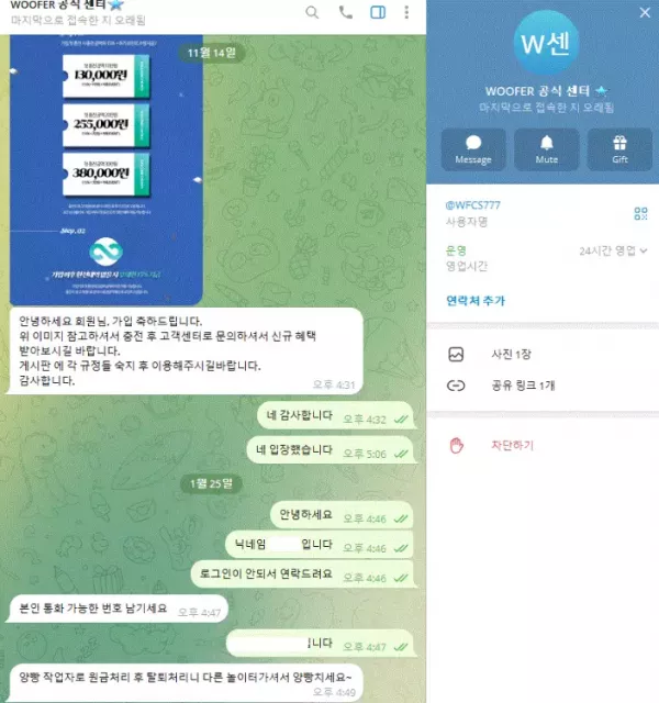 우퍼 먹튀 사이트 wf-41.com 먹튀 피해 제보 – 320만원 환전 먹튀 확인
